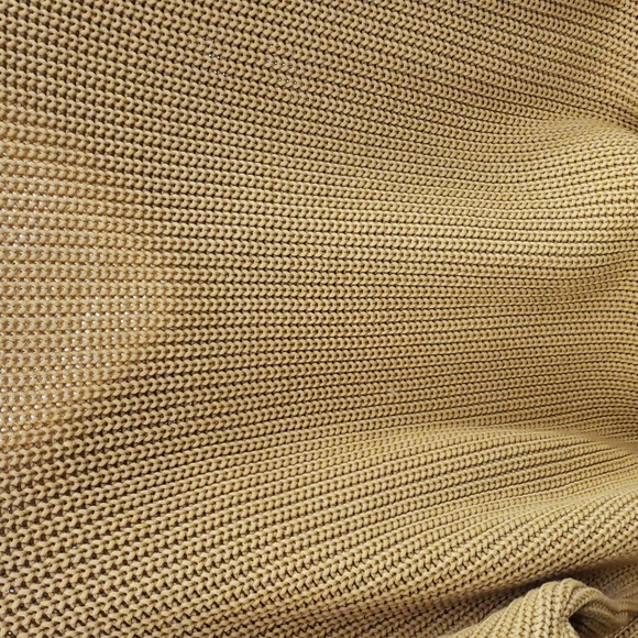 Jenni Kayne XXL Fisherman Cotton Cabin Sweater in Mustard - Picture 5 of 8